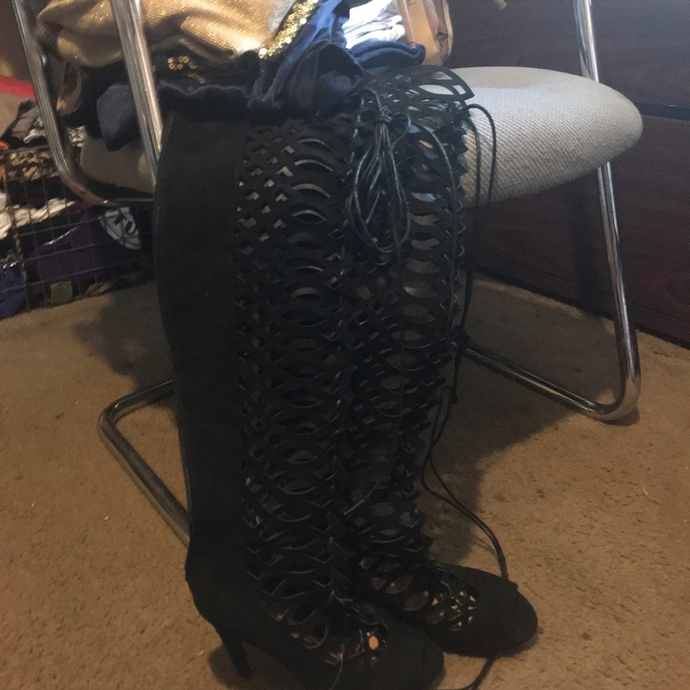 Silhouette high heels boots, New without tags